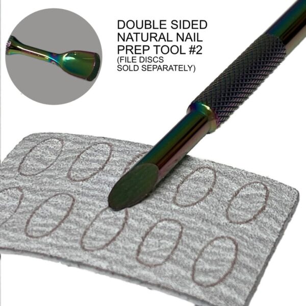File-Natural Nail Prep Tool #2(sanding discs not included)