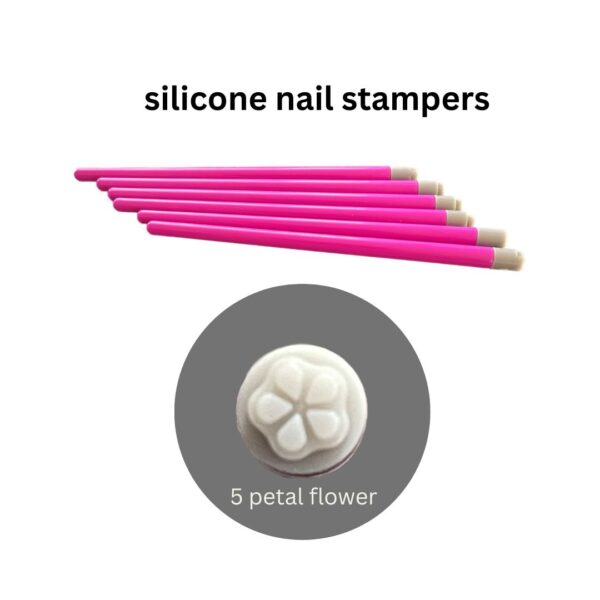 Silicone Stamper 5 petal