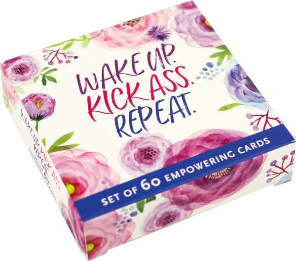 Insight Cards-Wake Up, Kick Ass, Repeat 60/pk