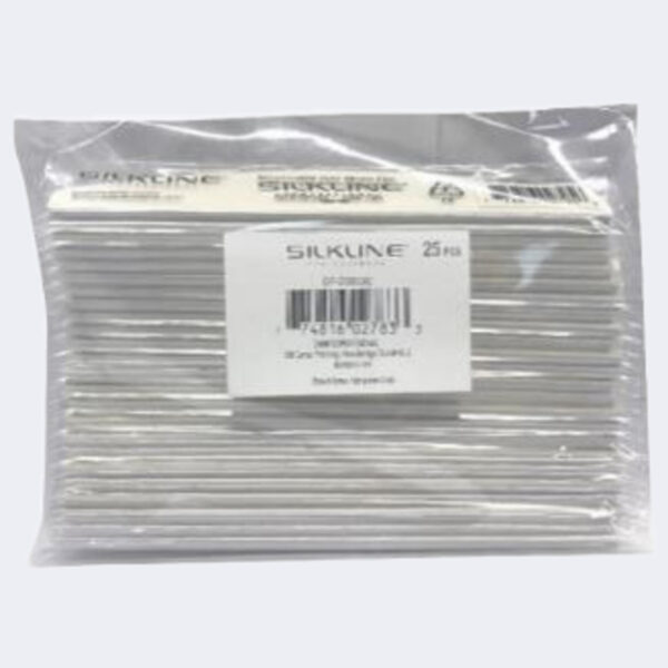 File-Silkline Half Moon White 100/180 25pk - Image 2