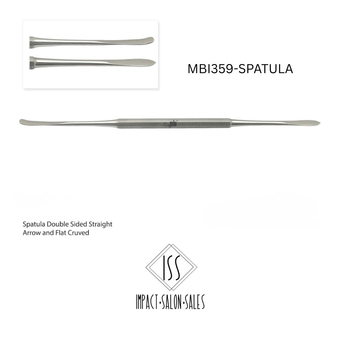 MBI 359 Spatula Double Sided Arrow/Flat Curve