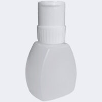 White Pump Bottle (silkline) 8oz