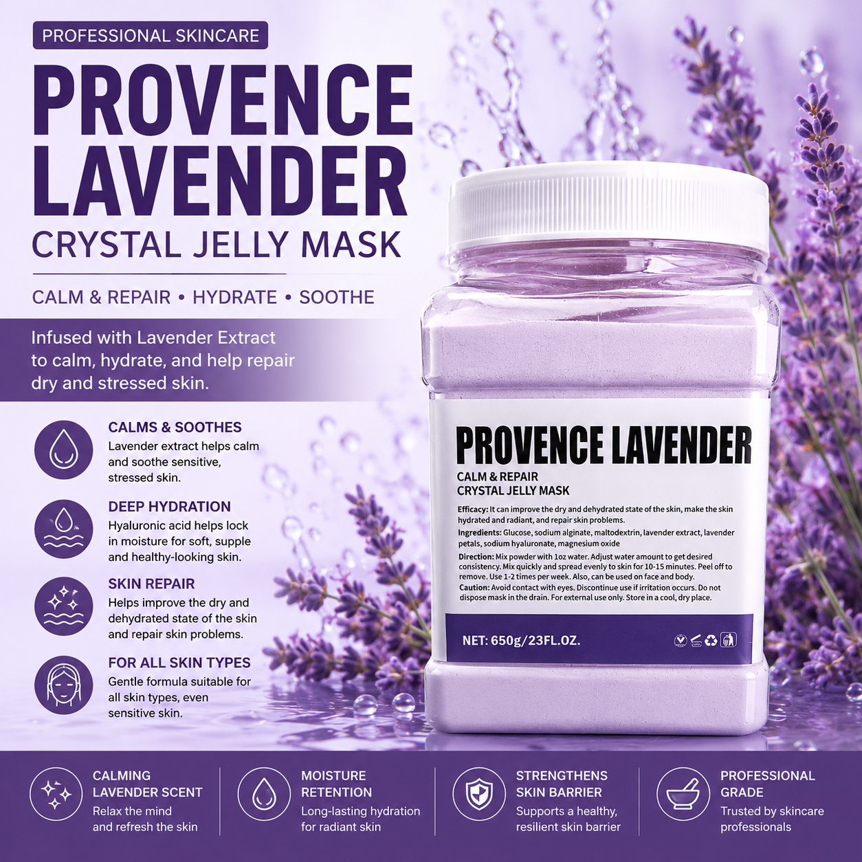 Provence Lavender Calm & Repair Jelly Mask