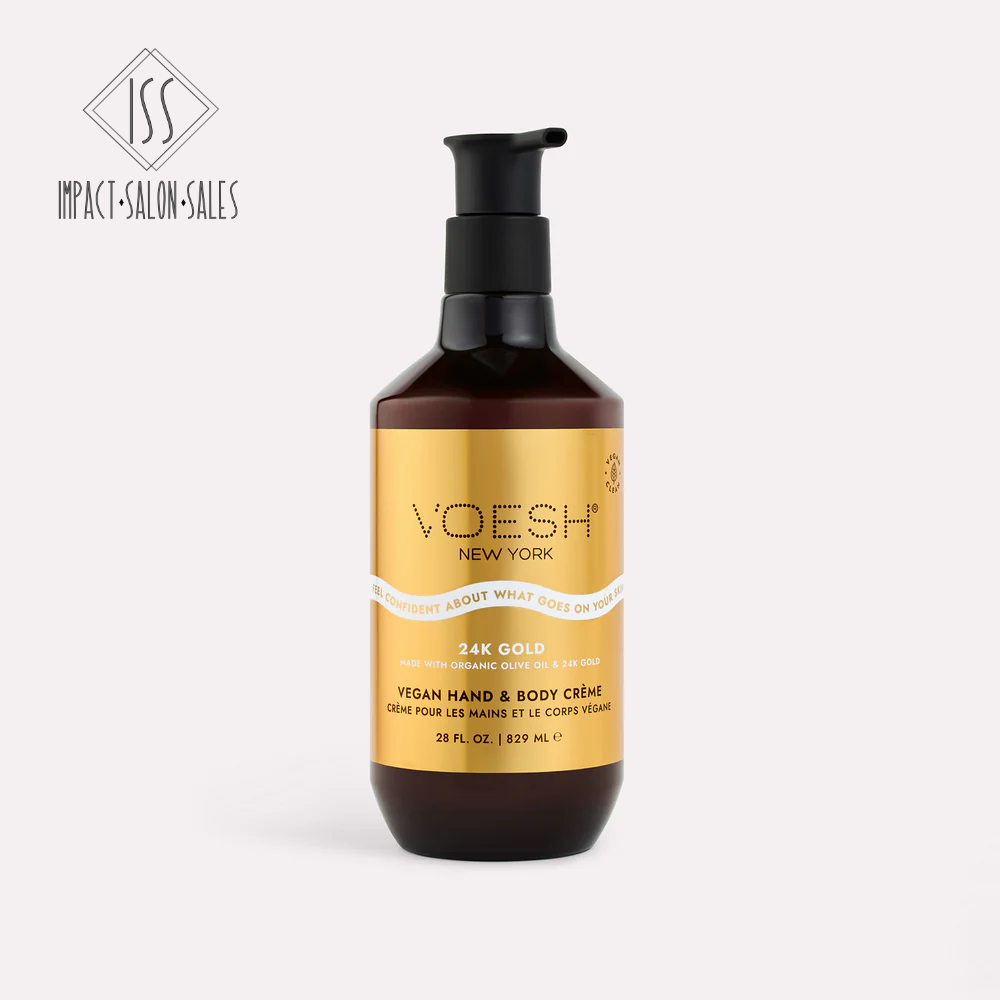 Voesh Pro Imperial Gold Vegan Hand & Body Crème 28 oz