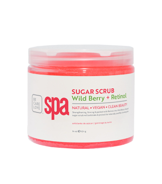 BCL Wildberry Retinol Sugar Scrub 16oz